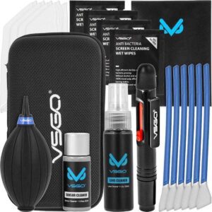 طقم VSGO لتنظيف الكاميرا والمستشعر مع حقيبة صلبة