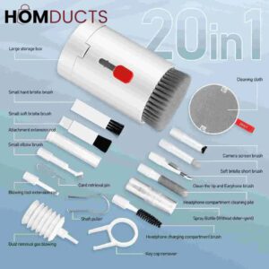 طقم Homducts لتنظيف الأجهزة الإلكترونية 20 في 1