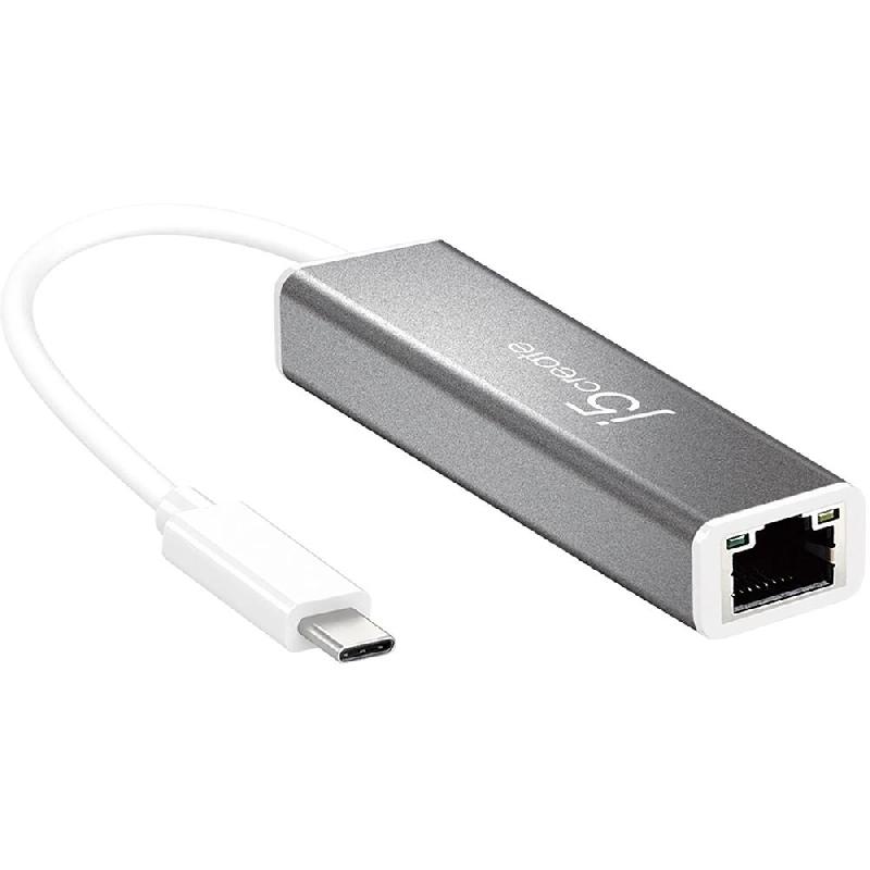 محول j5create من USB-C إلى Gigabit Ethernet