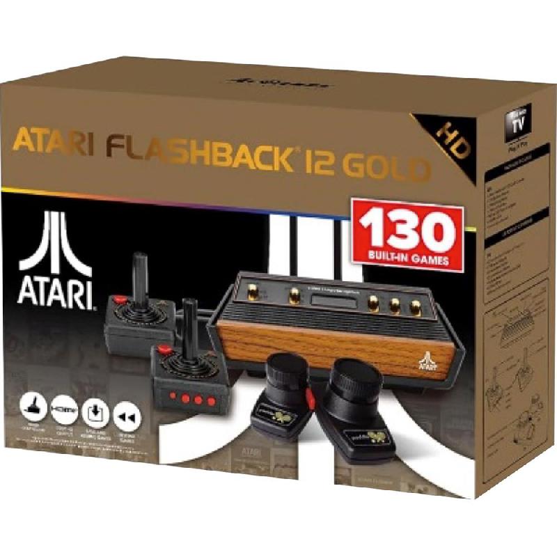 Atari Flashback 12 Gold Edition جهاز ألعاب كلاسيكية
