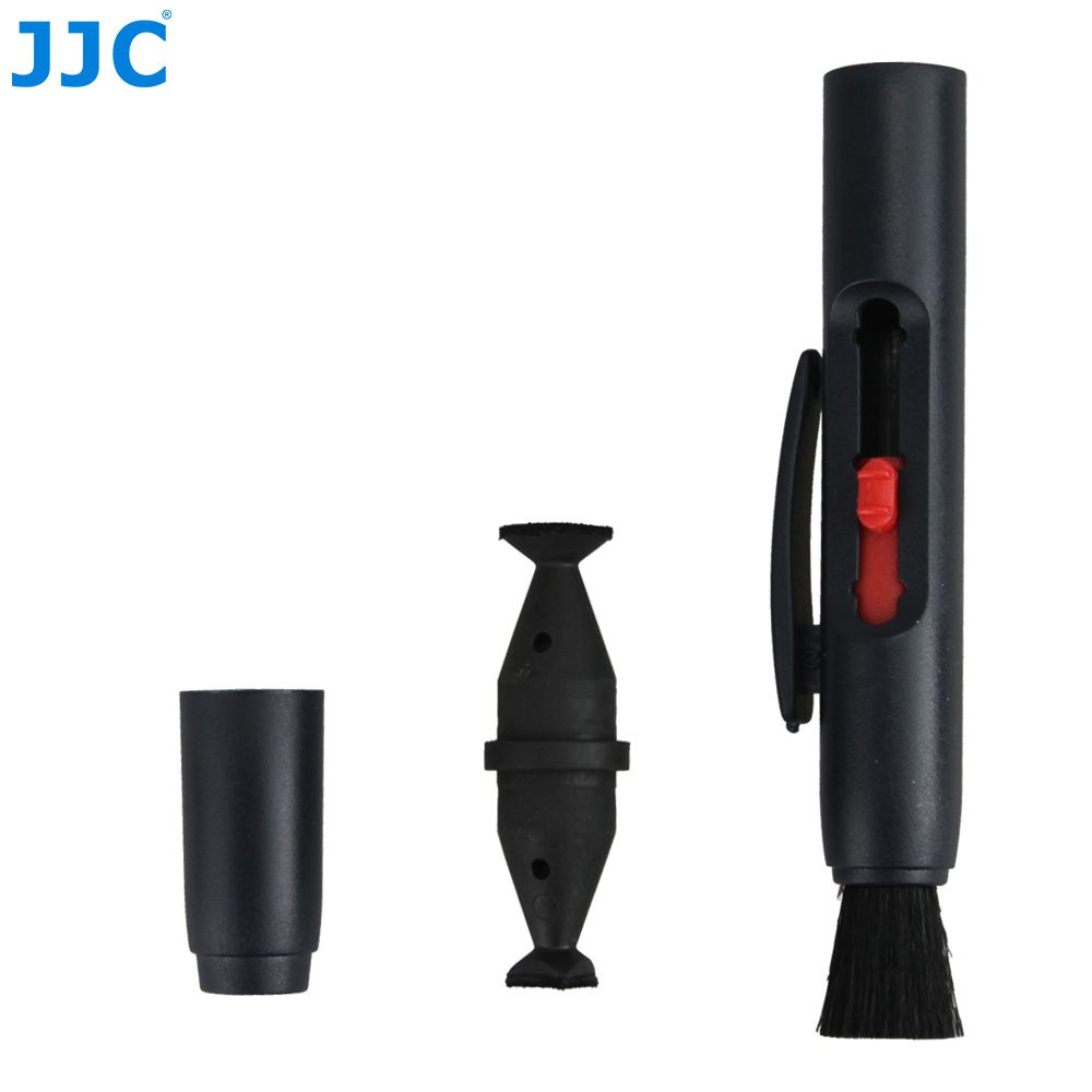 قلم JJC لتنظيف العدسات مع فرشاة مدمجة