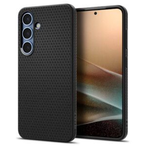 جراب Spigen Liquid Air لجالاكسي S25 Plus - أسود