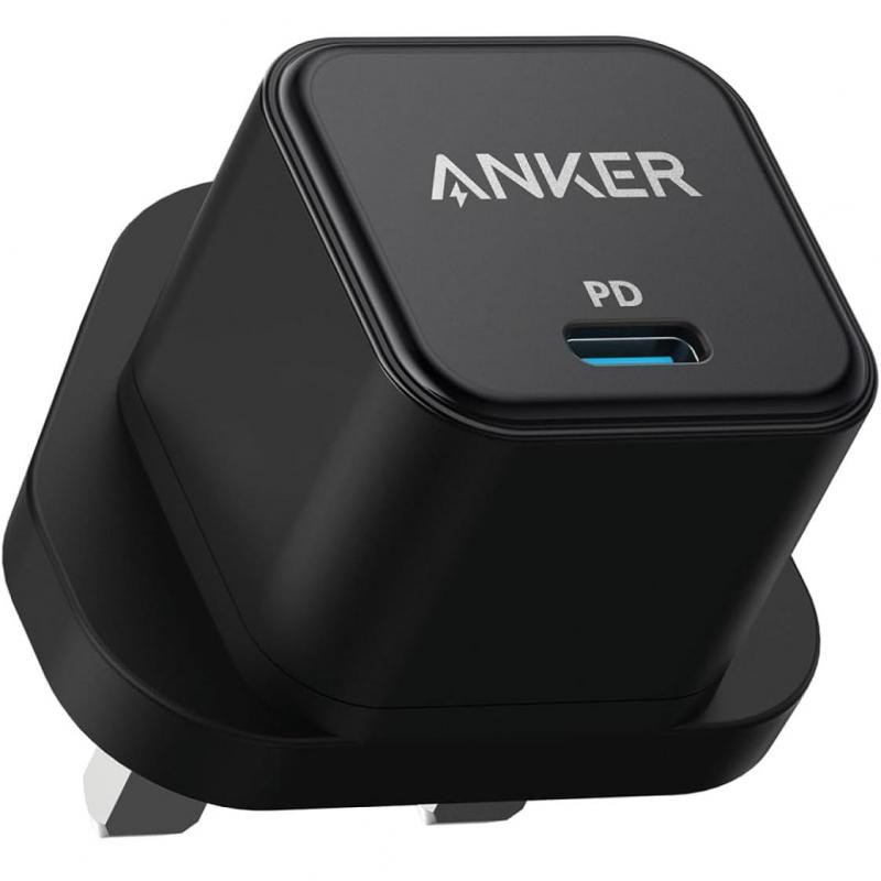 شاحن أنكر PowerPort III Cube بقدرة 20 واط ومنفذ USB-C - أسود