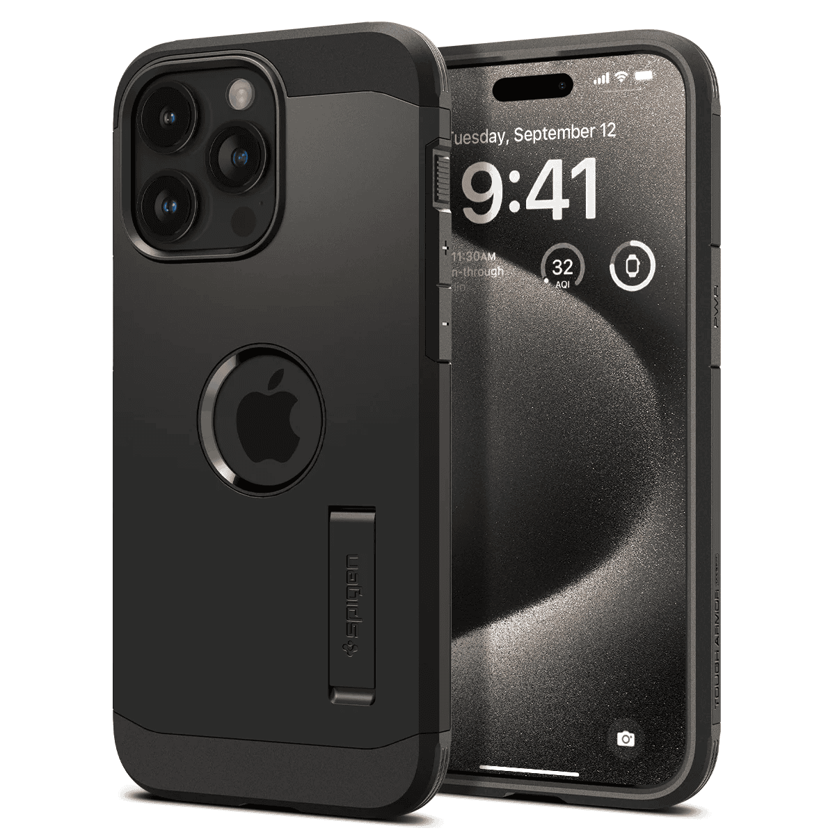 جراب Spigen Tough Armor MagFit لآيفون 15 برو ماكس - أسود