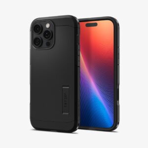 جراب Spigen Tough Armor T MagFit لآيفون 16 برو - أسود