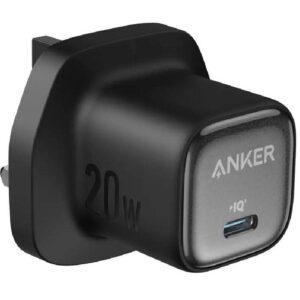 شاحن أنكر GaN بقدرة 20 واط ومنفذ USB-C - أسود