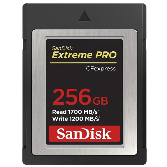 بطاقة ذاكرة SanDisk Extreme PRO CFexpress Type B بسعة 256GB