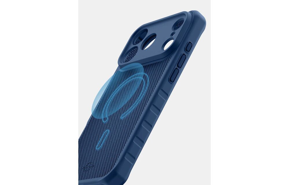 جراب Itskins Hybrid R Nylon ماج سيف لآيفون 17 برو ماكس - أزرق داكن
